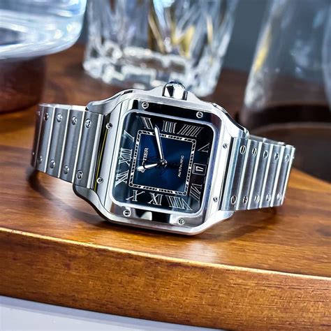 santos cartier blue|cartier santos 100 xl diamond.